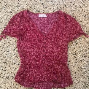 Red blouse from urban !